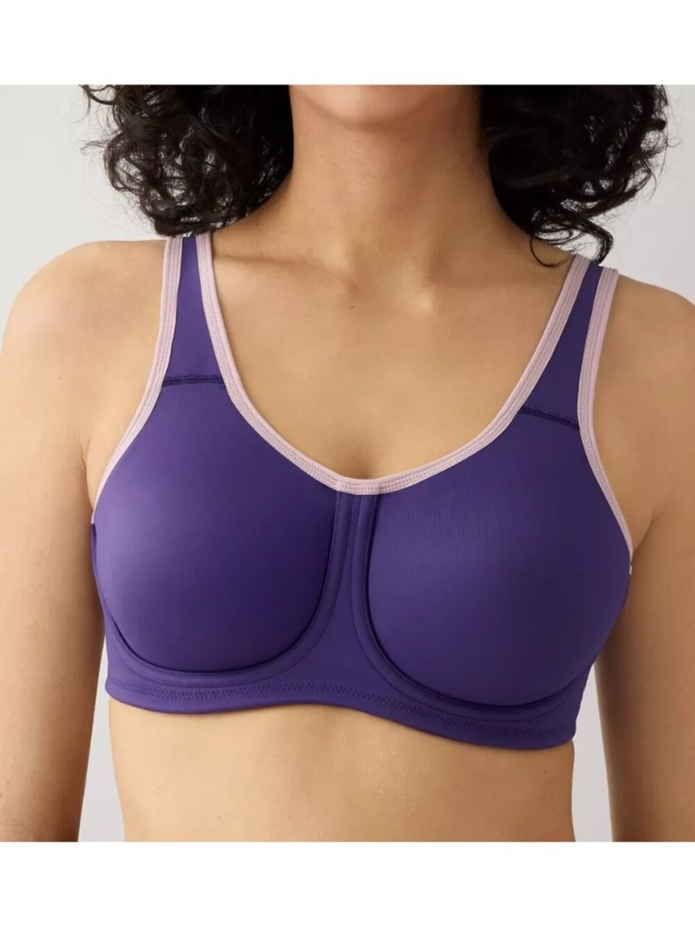 Wacoal 36C Simone Underwire Maximum Support Underwire Sports Bra Purple 855170
